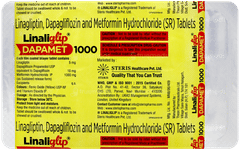 Linaliglip Dapamet 1000 Tablet 10 Linaliglip Dapamet 1000 Tablet 10